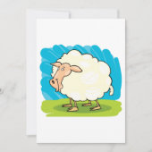 Cartoon Sheep Kaart (Voorkant)