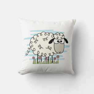 Cartoon Sheep Kussen