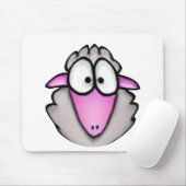 Cartoon Sheep Mousepad Muismat (Met muis)