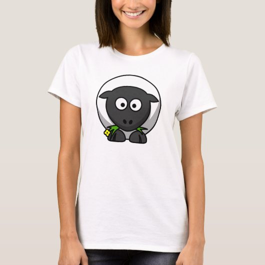 Cartoon Sheep T-shirt (Voorkant)