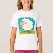 Cartoon Sheep T-shirt (Voorkant)