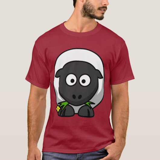 Cartoon Sheep T-shirt (Voorkant)