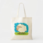 Cartoon Sheep Tote Bag (Voorkant)