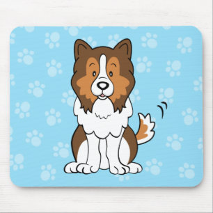 Cartoon Sheltie Mousepad Muismat
