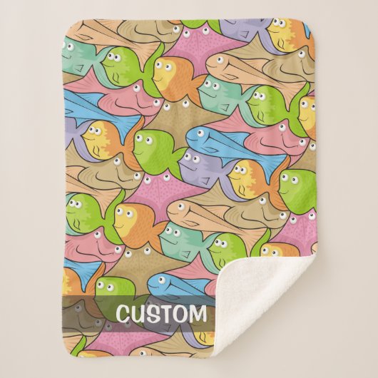 Cartoon Sherpa Deken (Voorkant)