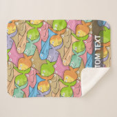 Cartoon Sherpa Deken (Voorkant (horizontaal))