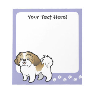 Cartoon Shih Tzu (puppy cut) Notitieblok