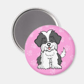 Cartoon ShihTzu Magnet (Voorkant / Achterkant)
