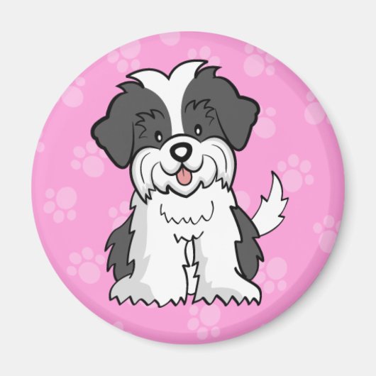 Cartoon ShihTzu Magnet (Voorkant)