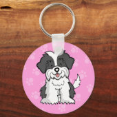 Cartoon ShihTzu Sleutelhanger (Voorkant)