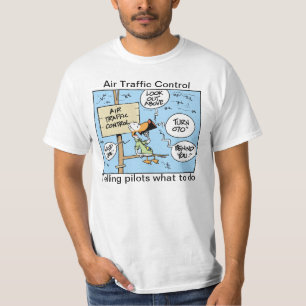 Cartoon Shirt van Air Traffic Control Funny