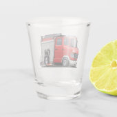 Cartoon Shot Glas (Achterkant)