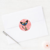 Cartoon Siamese Stickers (Envelop)