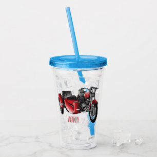 Cartoon Sidecar Acryl Drinkbeker
