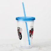 Cartoon Sidecar Acryl Drinkbeker (Links)