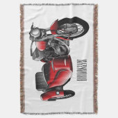 Cartoon Sidecar Deken (Voorkant Verticaal)