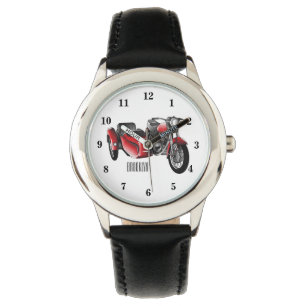 Cartoon Sidecar Horloge