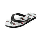 Cartoon Sidecar Kinder Teenslippers (Schuin)