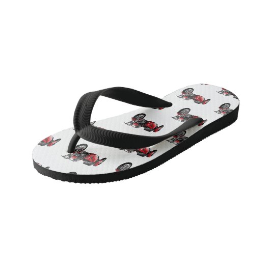 Cartoon Sidecar Kinder Teenslippers (Schuin)