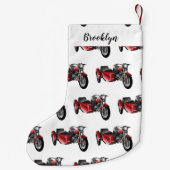 Cartoon Sidecar Kleine Kerstsok (Achterkant)