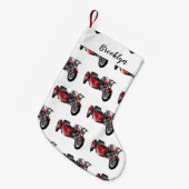 Cartoon Sidecar Kleine Kerstsok (Voorkant (Hangend))