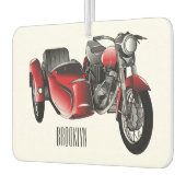 Cartoon Sidecar Luchtverfrisser (Links)