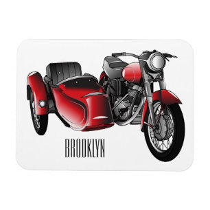 Cartoon Sidecar Magneet