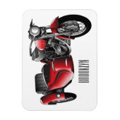 Cartoon Sidecar Magneet (Verticaal)