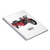 Cartoon Sidecar Notitieboek (Rechterzijde)