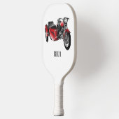 Cartoon Sidecar Pickleball Paddle (Links)