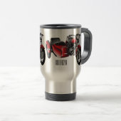 Cartoon Sidecar Reisbeker (Voorkant rechts)