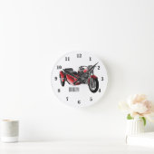 Cartoon Sidecar Ronde Klok (Huis)