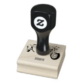 Cartoon Sidecar Rubberstempel (Stempel)