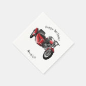 Cartoon Sidecar Servet (Hoek)