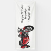 Cartoon Sidecar Spandoek (Verticaal)