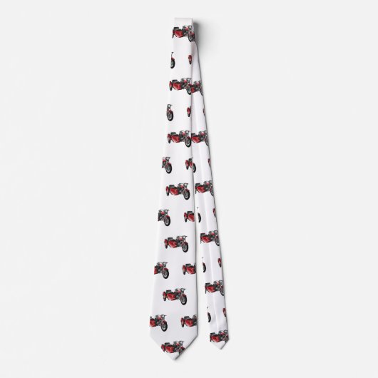 Cartoon Sidecar Stropdas (Voorkant)