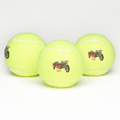 Cartoon Sidecar Tennisballen (Multi)