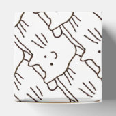 Cartoon Simple Cats Line Drawing Bedankdoosjes (Bovenkant)