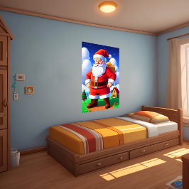 Cartoon Sinterklaas | AI Art Poster