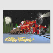 Cartoon Sinterklaas Express ansichtkaart (Voorkant)