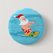 Cartoon Sinterklaas Ronde Button 5,7 Cm (Voorkant)