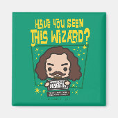 Cartoon Sirius Black Gezocht Poster Grafisch Magneet (Voorkant)