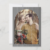 Cartoon Skelet Bruid + bruidegom Save the Date Kaart (Achterkant)