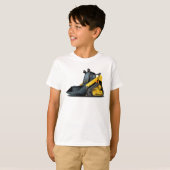Cartoon Skid Steer T-shirt (Voorkant volledig)