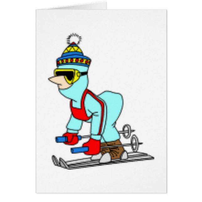 Cartoon Skier (Voorkant)