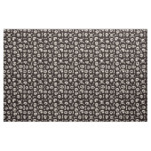 Cartoon Skulls Bone White Stof (Fat Quarter)