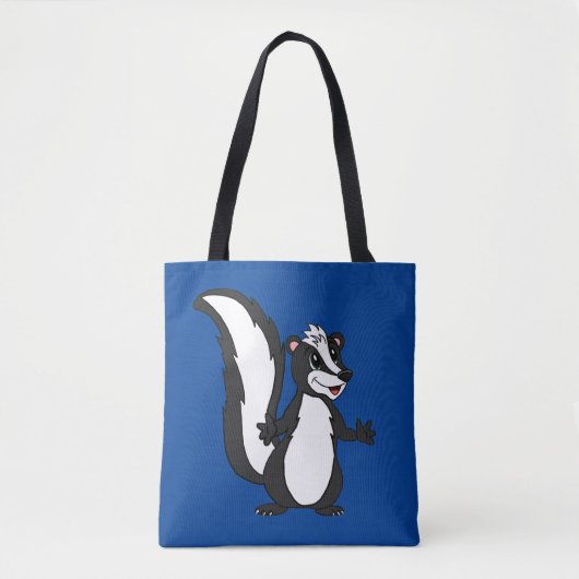 Cartoon Skunk Canvas tas (Voorkant)