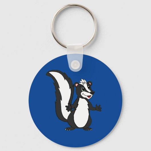 Cartoon Skunk Sleutelhanger (Voorkant)