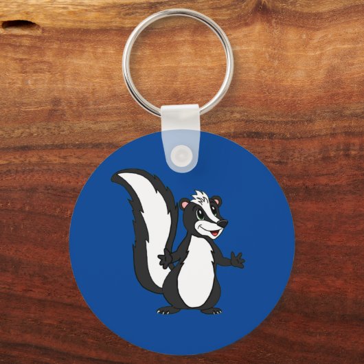 Cartoon Skunk Sleutelhanger (Voorkant)