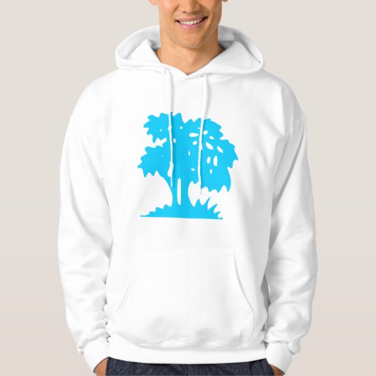 Cartoon - Sky Blue Hoodie (Voorkant)
